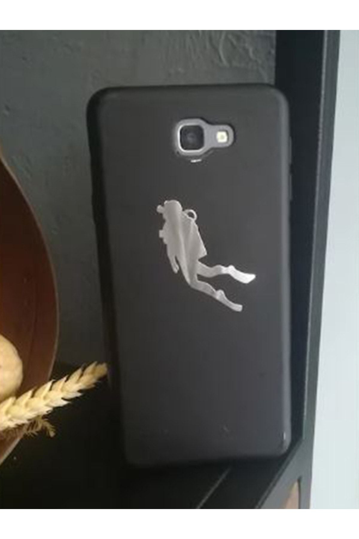 Dalgıç Krom Metal Sticker