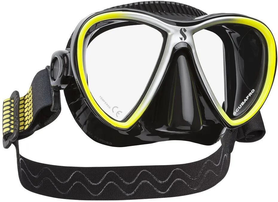 Scubapro Synergy Twin Dalış Maskesi Sarı Siyah